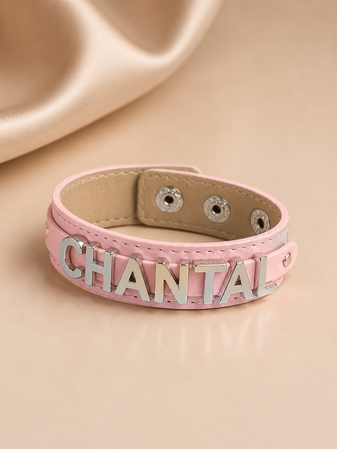 Name collection armband pink✨