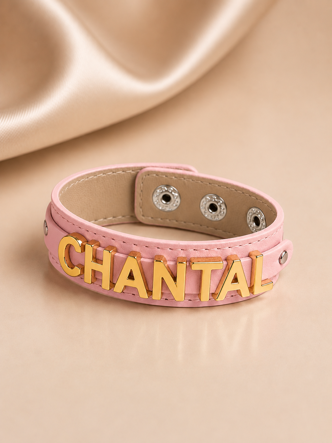 Name collection armband pink✨
