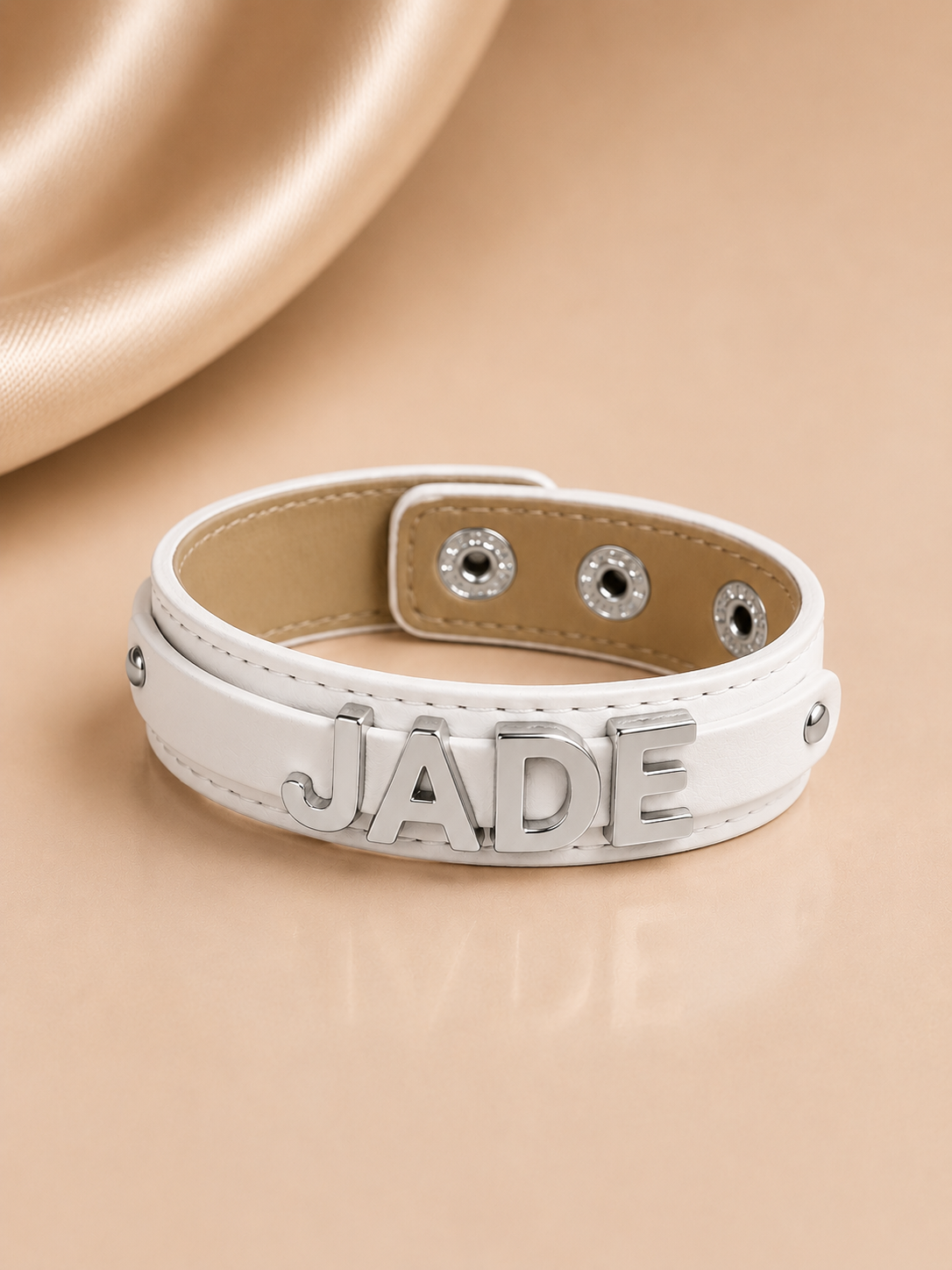 Name collection armband wit✨