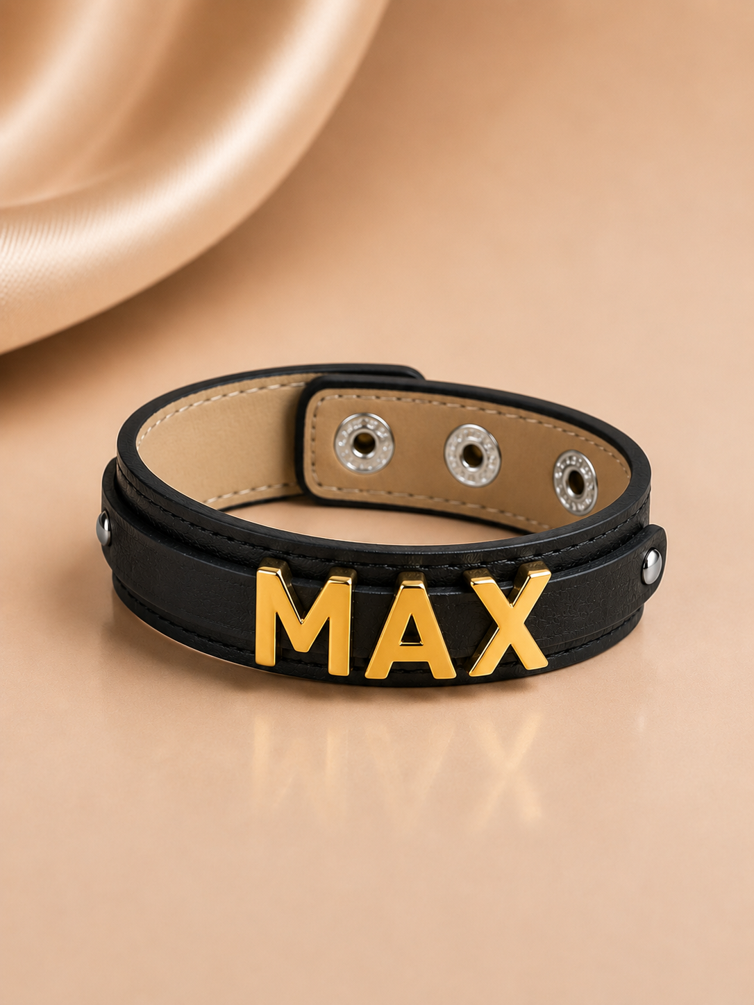 Name collection armband zwart ✨