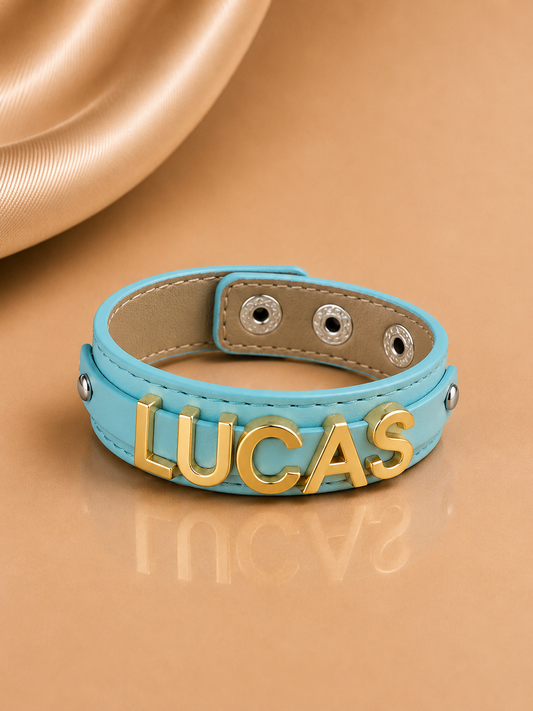 Name collection armband sky blue✨