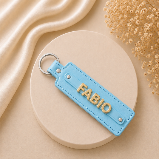 Name collection sleutelhanger licht blauw ✨